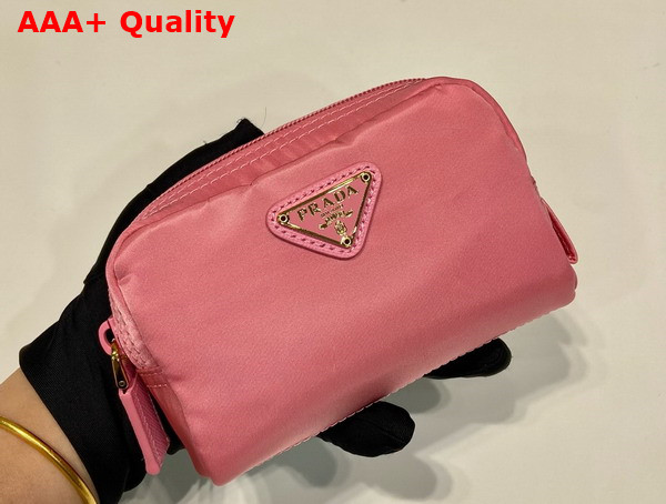 Prada Re Nylon Necessaire in Pink 1NA339 Replica