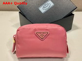 Prada Re Nylon Necessaire in Pink 1NA339 Replica