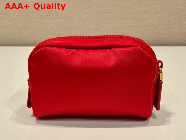 Prada Re Nylon Necessaire in Red 1NA339 Replica