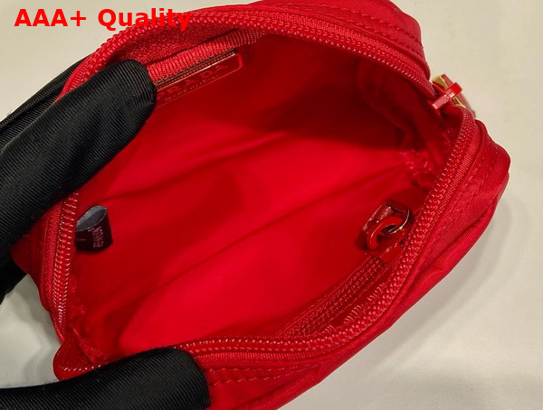 Prada Re Nylon Necessaire in Red 1NA339 Replica