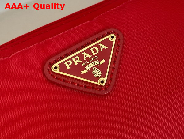 Prada Re Nylon Necessaire in Red 1NA339 Replica