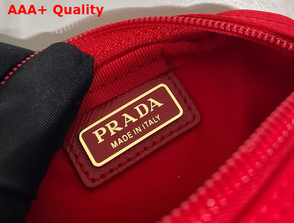 Prada Re Nylon Necessaire in Red 1NA339 Replica