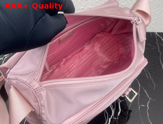 Prada Re Nylon Shoulder Bag Alabaster Pink 1BD953 Replica