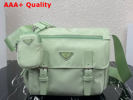 Prada Re Nylon Shoulder Bag Aqua 1BD953 Replica