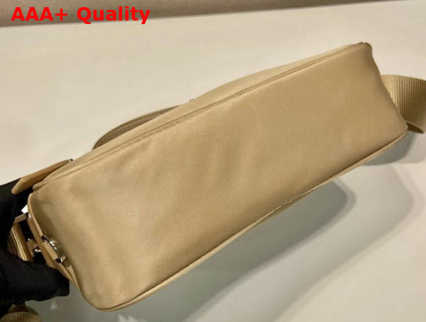 Prada Re Nylon Shoulder Bag in Beige 1BC167 Replica