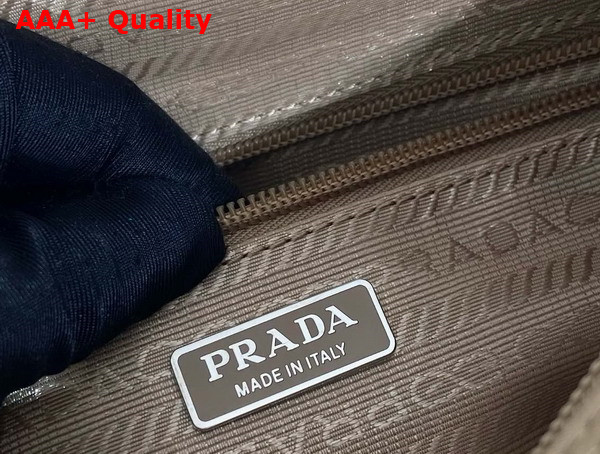 Prada Re Nylon Shoulder Bag in Beige 1BC167 Replica