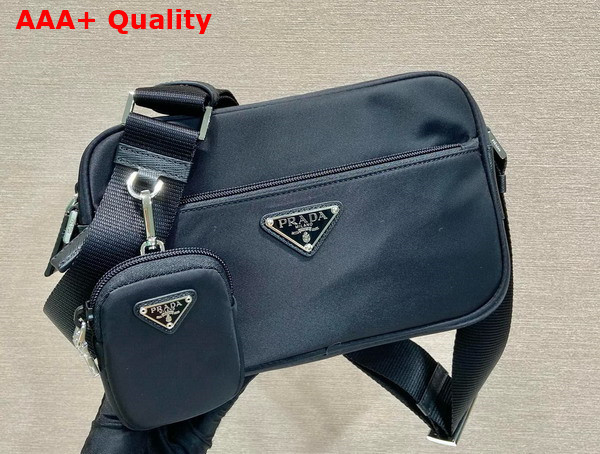 Prada Re Nylon Shoulder Bag in Black 1BC167 Replica