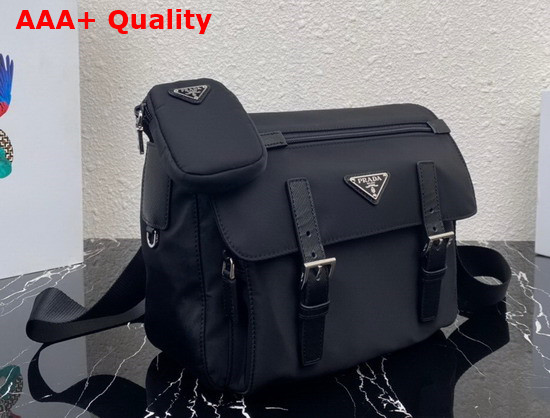 Prada Re Nylon Shoulder Bag in Black 1BD953 Replica