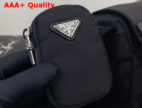 Prada Re Nylon Shoulder Bag in Black 1BD953 Replica