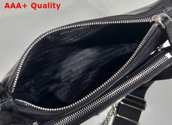 Prada Re Nylon Shoulder Bag in Black 1BH168 Replica