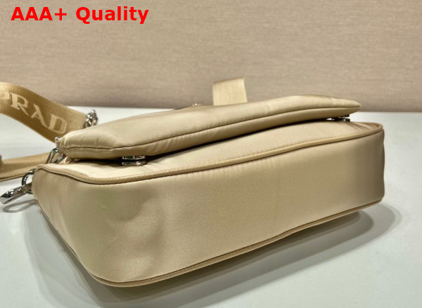 Prada Re Nylon Shoulder Bag in Desert Beige 1BH168 Replica