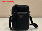 Prada Re Nylon Smartphone Case in Black 2ZT024 Replica