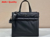 Prada Re Nylon Tote Bag in Black 2VG076 Replica