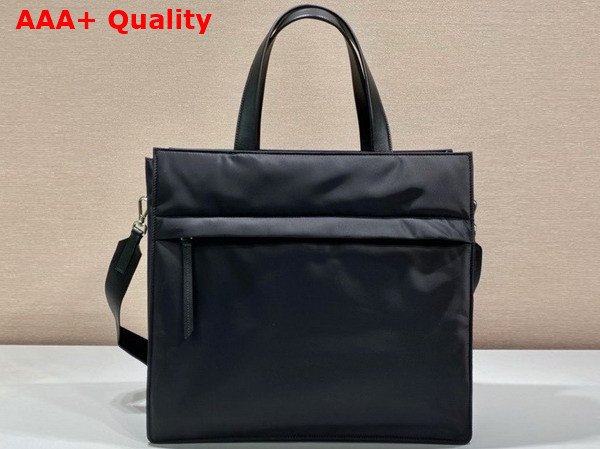 Prada Re Nylon Tote Bag in Black 2VG076 Replica