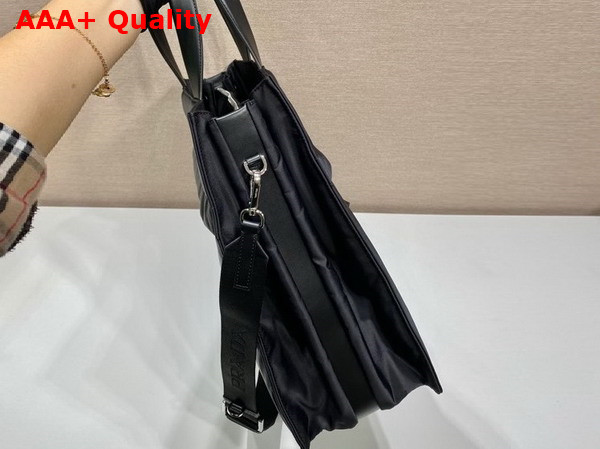 Prada Re Nylon Tote Bag in Black 2VG076 Replica