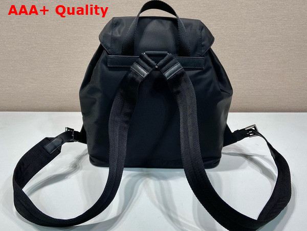 Prada Re Nylon and Leather Backpack in Black 1BZ832 Replica