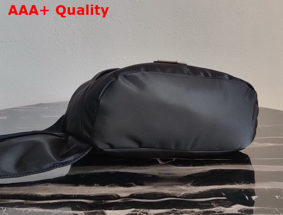 Prada Re Nylon and Leather Backpack in Black 2VZ092 Replica