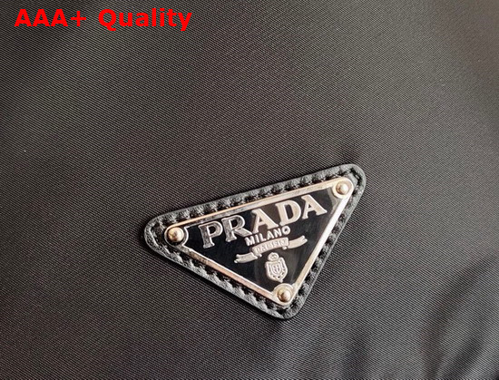 Prada Re Nylon and Leather Backpack in Black 2VZ092 Replica