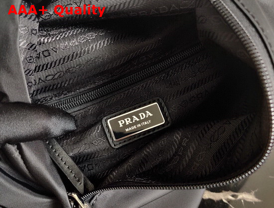 Prada Re Nylon and Leather Backpack in Black 2VZ092 Replica