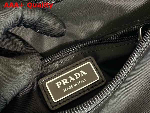 Prada Re Nylon and Leather Shoulder Bag in Black 2VH176 Replica