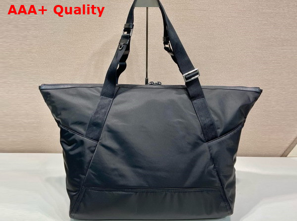 Prada Re Nylon and Leather Travel Bag in Black 2VC040 Replica