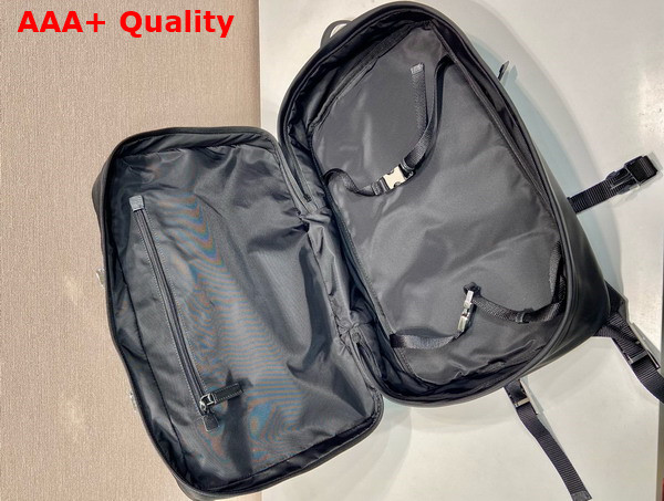 Prada Re Nylon and Saffiano Leather Backpack in Black 2VZ101 Replica