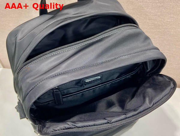 Prada Re Nylon and Saffiano Leather Backpack in Black 2VZ101 Replica