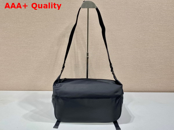 Prada Re Nylon and Saffiano Leather Shoulder Bag in Black 2VH991 Replica