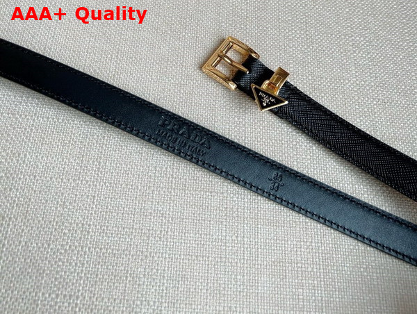 Prada Saffiano Belt in Black 1CC499 Replica