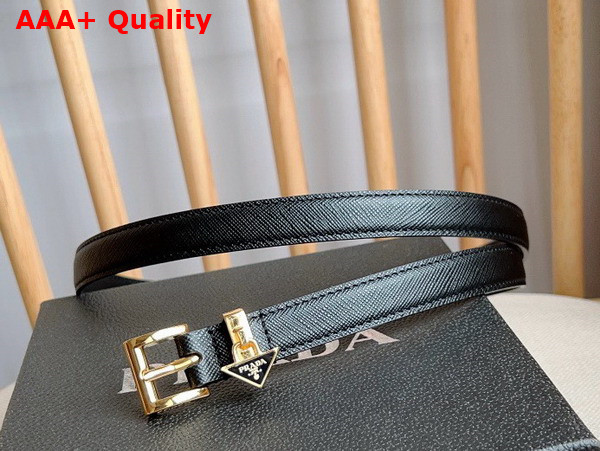 Prada Saffiano Belt in Black 1CC499 Replica