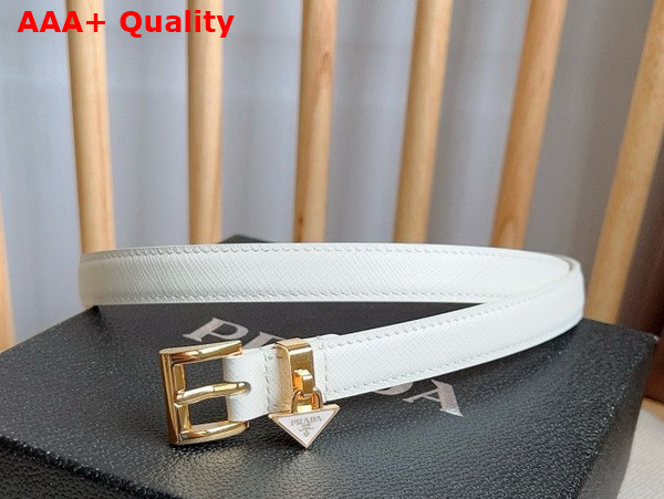 Prada Saffiano Belt in White 1CC499 Replica