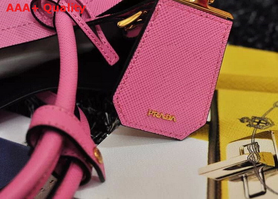 Prada Saffiano Cuir Leather Tote in Pink Replica