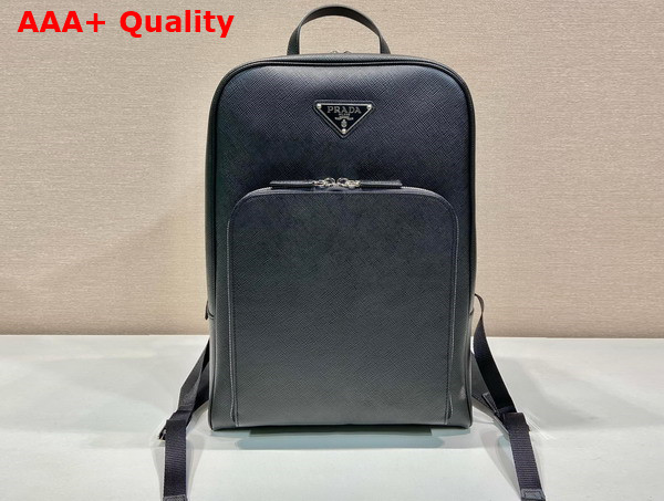 Prada Saffiano Leather Backpack in Black 2VZ102 Replica