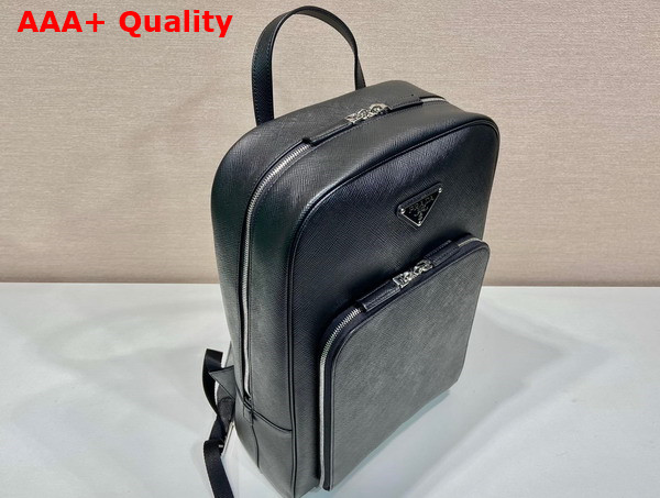 Prada Saffiano Leather Backpack in Black 2VZ102 Replica