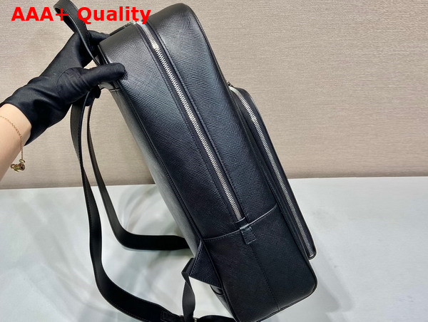 Prada Saffiano Leather Backpack in Black 2VZ102 Replica