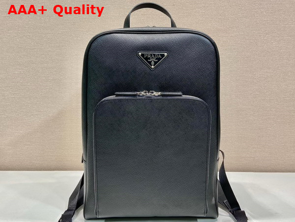 Prada Saffiano Leather Backpack in Black 2VZ102 Replica