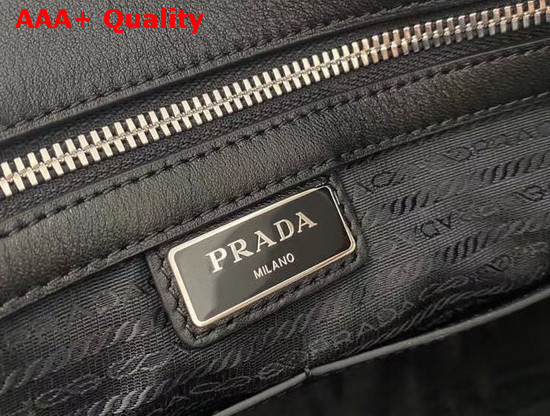 Prada Saffiano Leather Briefcase in Black Replica