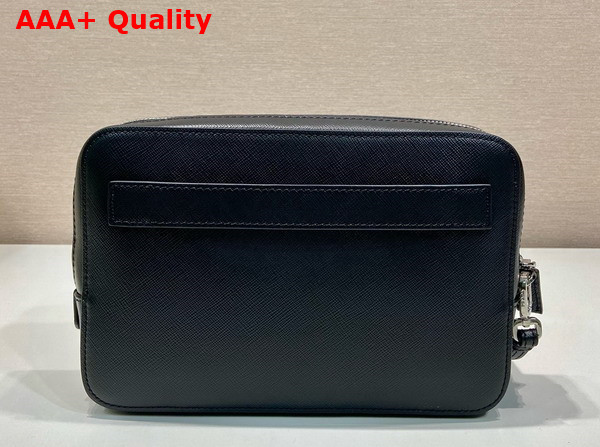 Prada Saffiano Leather Clutch in Black 2VF017 Replica