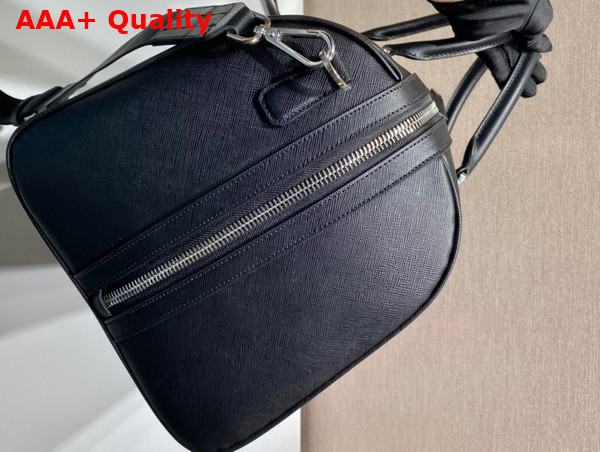 Prada Saffiano Leather Duffle Bag in Black Replica