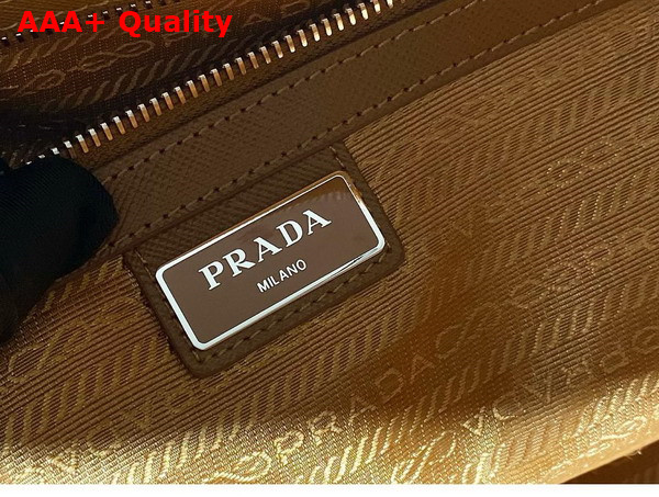 Prada Saffiano Leather Duffle Bag in Tobacco Replica