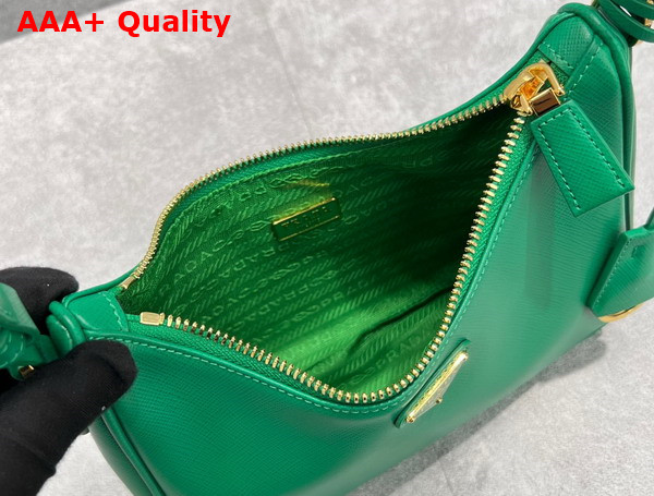 Prada Saffiano Leather Mini Bag Mango 1BC204 Replica