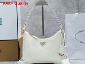 Prada Saffiano Leather Mini Bag White 1BC204 Replica