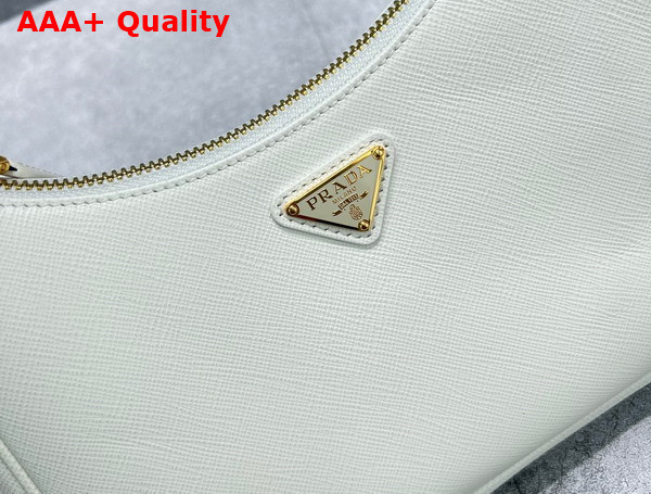 Prada Saffiano Leather Mini Bag White 1BC204 Replica