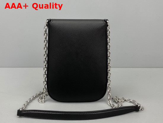 Prada Saffiano Leather Mini Bag in Black 1BH185 Replica