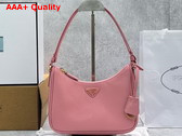 Prada Saffiano Leather Mini Bag in Petal Pink 1BC204 Replica