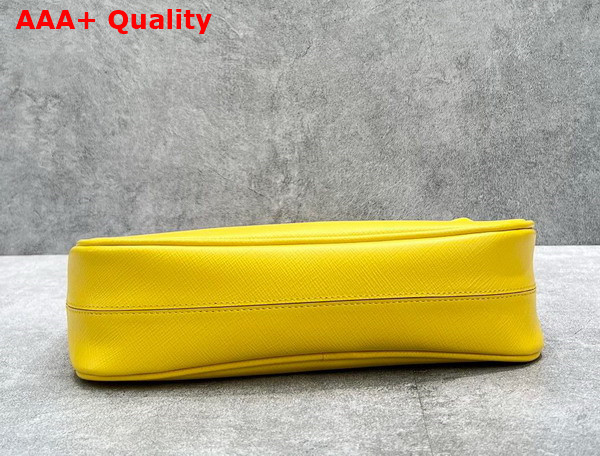 Prada Saffiano Leather Mini Bag in Sunny Yellow 1BC204 Replica