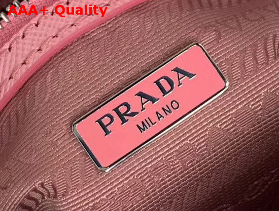 Prada Saffiano Leather Mini Boston Bag in Pink Replica