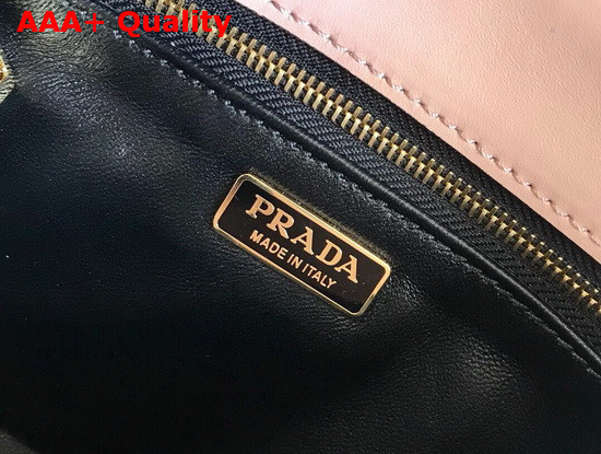 Prada Saffiano Leather Prada Embleme Bag in Pink Replica