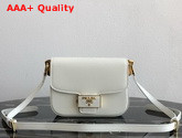 Prada Saffiano Leather Prada Embleme Bag in White Replica