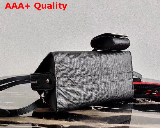 Prada Saffiano Leather Prada Monochrome Bag in Black Replica